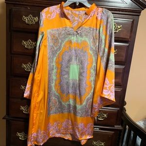 Designer silk shirt